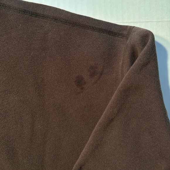 Vtg Polo Ralph Lauren Brown Small Pony Embroidered 90’s Crewneck Sweatshirt XL - Picture 9 of 9